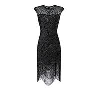 Robe Charleston Années 20 Charleston 1920s Robe Transparente Robe Gatsby Frangée Robe Flapper Samba Robe Cocktail Paillette Robe Charleston Tango Robe Danse Latine Chic Elegante Mariage Sexy Robe