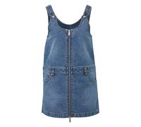 Robe chasuble en denim avec fermeture éclair femme QS Bleu 42