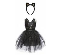 Robe chat noir 3-4 ans - Great Pretenders