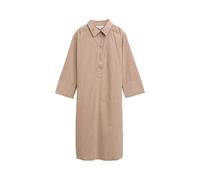 Robe chemise avec col et demi-patte de boutonnage femme Tom Tailor Gris 44