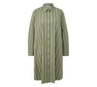 Robe-chemise en coton à rayures avec fronces, coupe décontractée femme s.Oliver Vert 34