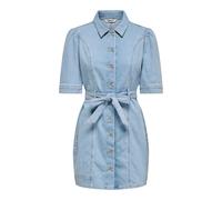 Robe chemise en jean femme Only Vibbe Bleu S