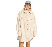 Billabong Winter Ocean Long Sleeve Short Dress Beige XL Femme