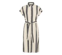 Fransa Robe-chemise 'Maddie' beige / bleu marine, Taille 38