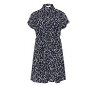 Robe chemise femme KAFFE Curve Beate Bleu 48