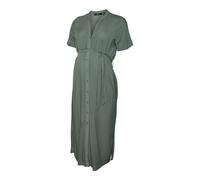Vero Moda Vica Maternity Short Sleeve Dress Vert L Femme