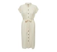 Only Hannover Short Sleeve Long Dress Beige 36 Femme