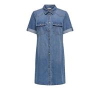Only Robe Onllisa Gua S/S Denim Femme Bleu médium Taille S (EU)