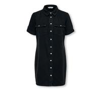ONLY Robe Onllisa S/S DNM Gua pour Femme, Noir délavé, M