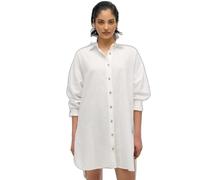 Superdry Ibiza Longline Beach Long Sleeve Shirt Blanc XS Femme