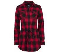 Brandit Lucy Longshirt Chemise femme, noir-rouge, taille 3XL pour femmes
