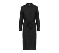 Pieces Cammie Long Sleeve Midi Dress Noir S Femme