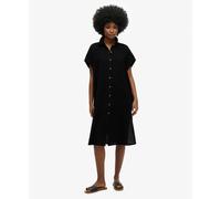 Superdry Oversized Short Sleeve Midi Dress Noir L Femme