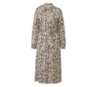 Robe chemise midi ample à manches longues en poignets élastiqués femme COMMA Beige 38
