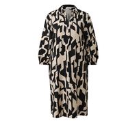 Robe chemise structurée avec manches 3/4 et poches latérales fendues femme s.Oliver Beige 34