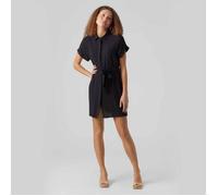 Robe chemise unie manches courtes Femme VERO MODA L