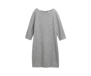Robe chinÃ©e Ã manches 3x4 et encolure bateau femme Tom Tailor Gris 38