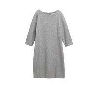 Robe chinée à manches 3x4 et encolure bateau femme Tom Tailor Gris 36