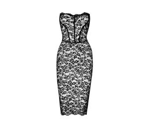 Robe Corset Catalyst F301 Dentelle - L - Noir