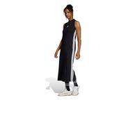 Adidas Robe Essentials 3-Stripes Long Racerback sans manches – Femme Noir/Blanc S
