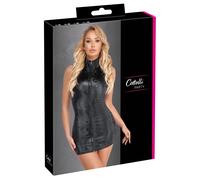 Robe Cottelli PARTY - Mini-robe moulante à col en imprimé serpent mat, taille M