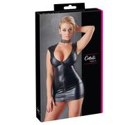 Cottelli - robe moulante sans manches brillante - noir - M