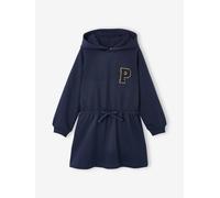 Robe courte à capuche fille marine 12A