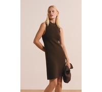 Robe courte à col cheminée - Pedro - XL - Brown - Femme - Etam