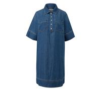 Robe courte Ã col rabattu coupe ample femme s.Oliver Bleu 40