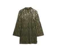 Superdry W8011989a Long Sleeve Short Dress Vert XL Femme