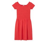 Robe courte Ã©paules dÃ©nudÃ©es avec fronces et dÃ©tail smockÃ© fille s.Oliver Rouge 13 ans