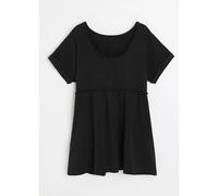 Robe courte ample en coton femme Diverse Dariami 263 Noir XS