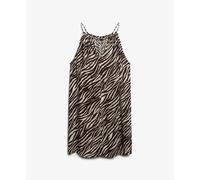 Robe courte caraco de plage femme Superdry Marron L
