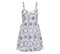 Robe courte coton ajustée Only blanc - Femme - Adulte XS