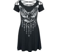 Robe courte de Black Premium by EMP - Robe Imprimé Corbeau - S à XXL - pour Femme - noir XXL
