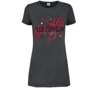 Robe courte de Led Zeppelin - Amplified Collection - Icarus - S à M - pour Femme - anthracite S