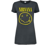 Robe courte de Nirvana - Amplified Collection - Logo - S - pour Femme - anthracite S