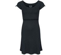 Robe courte de Rock Rebel by EMP - Robe Rockabilly À Pois Rock Rebel - M - pour Femme - noir M