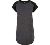 Robe T-shirt raglan femme Urban Classics Contrast Marron XS
