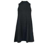 Robe courte de Urban Classics - Robe Trapèze Col Roulé - XS à M - pour Femme - noir XS