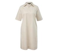 Robe courte en coton col chemise Ã encolure tunique femme COMMA Beige 46