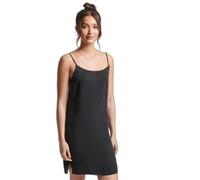 Superdry Studios Cupro Mini Slip Sleeveless Dress Noir S Femme