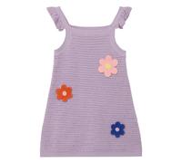 Robe courte en maille ajourÃ©e avec manches Ã volants fille s.Oliver Violet 9 ans