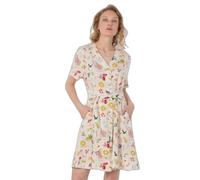 Robe courte femme Ragwear Kveeda Print Blanc XL