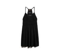 Superdry Lace Long Sleeve Short Dress Noir XL Femme