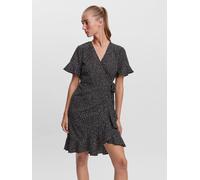 ROBE COURTE FEMME VERO MODA avec Volants & Col en V NEUF VMFILLI
