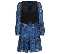 Robe courte femmes Desigual CHALECO Bleu EU L