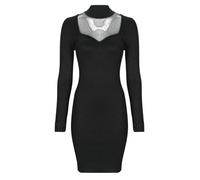 Robe courte femmes Guess LS LUCY RHINESTONES SWTR Noir EU S