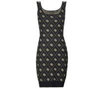 Robe courte femmes Guess SARAH 4G SL DRESS SWTR Noir EU L