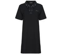 Robe courte femmes Karl Lagerfeld BOUCLE MIX POLO DRESS Noir EU S